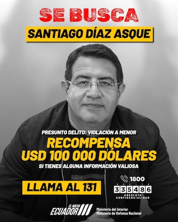 Afiche publicado por el Gobierno