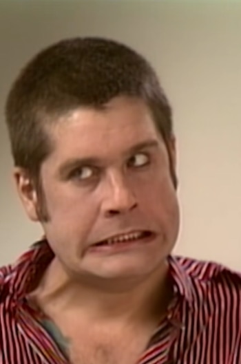 Durante toda la entrevista, Ozzy