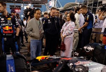 Christian Horner junto a Chalerm