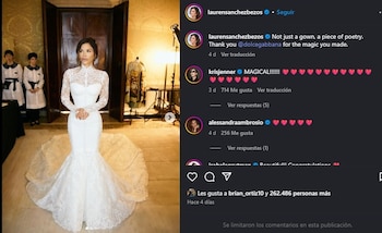 Lauren Sánchez usó un vestido