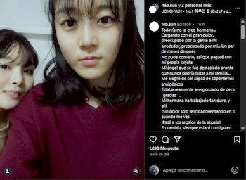 “Te amo mucho, Kang Ye-won.