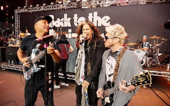 Steven Tyler, Tom Morello, Andrew