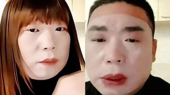 Sister Hong utilizaba maquillaje, pelucas