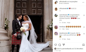 La boda marcó un nuevo
