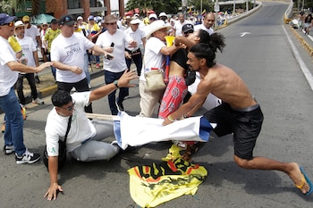 Las marchas se vieron empañadas