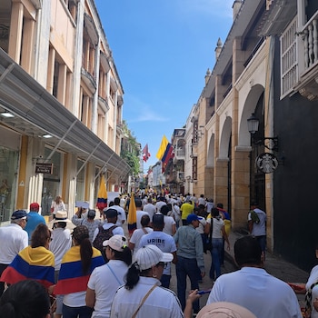 Movilizaciones a favor del expresidente