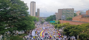 Movilizaciones a favor del expresidente