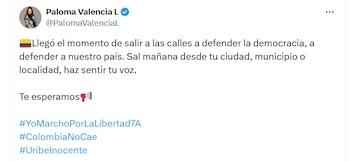 - crédito @PalomaValencia/X
