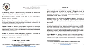 El documento otorga cinco días