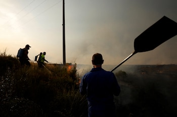 Incendio en Abejera de Tábara,