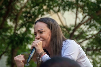 María Corina Machado denunció que