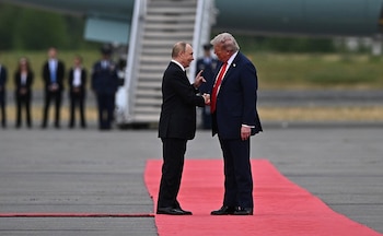 Putin fue recibido en Alaska