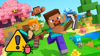 Jugadores de Minecraft en peligro