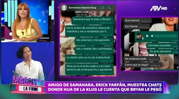“Bryan me pegó”: revelan mensajes