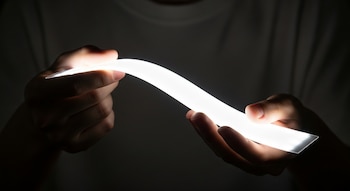 Las pantallas OLED flexibles podrían