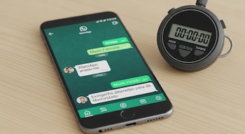WhatsApp prueba temporizadores de una