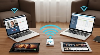 Varios dispositivos conectados al mismo