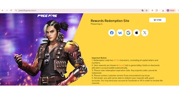 Los códigos de Garena deben