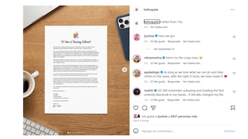 La publicación de Instagram de