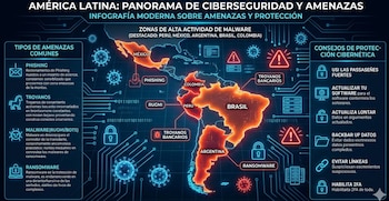 Mapa de los malware más