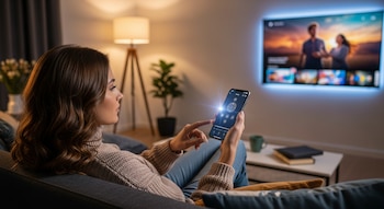 Celular - televisor - control remoto -  - tecnología - 1 de febrero
