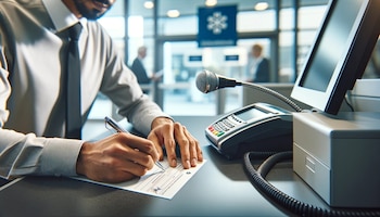 Dificultades que enfrentan los migrantes al acceder a servicios financieros, destacando los desafíos económicos en su camino. - (Imagen ilustrativa Infobae)