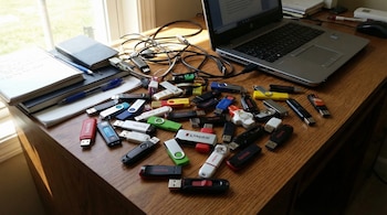 Las memorias USB fueron muy