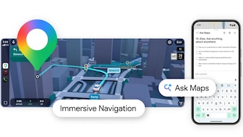 Google Maps combina imágenes aéreas,