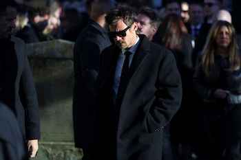 Harry Styles en el funeral